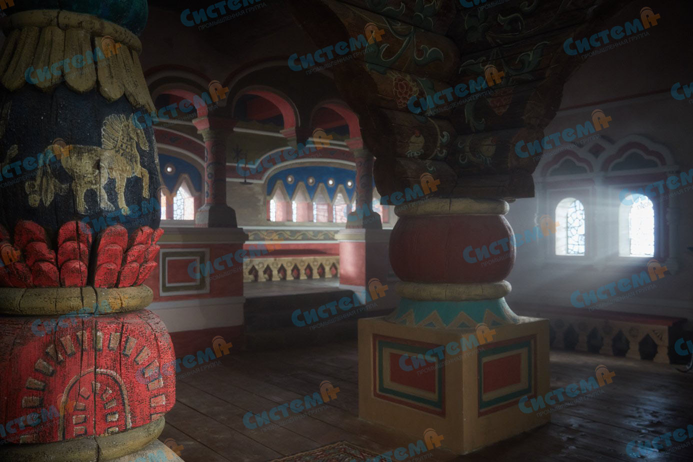 Производство декораций для съемок фильма